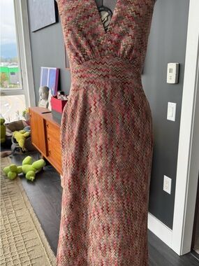 Ramy Brook Zigzag Halter Dress